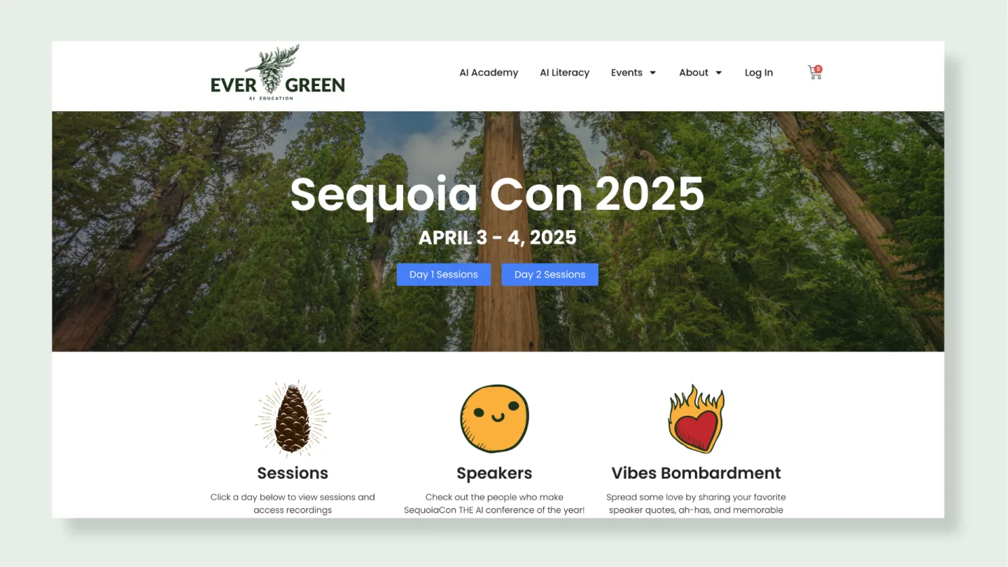 Sequoia Con 2025 website